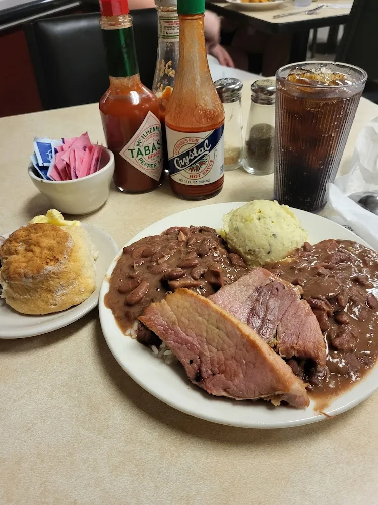 Ham Dinner with Red Beans and Rice